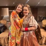 Shrenu Parikh Instagram - Can’t describe in words! The feelings were flowing in the form of tears of joy!!! . I was re-living my wedding… @nehalaxmi_ is living it! . And @officialsurbhic was imagining how it will be in Just few days!🥺❤️ . #haldi #shadi #bestfriends #wedding #rituals . Kya aap bhi emotional ho gaye?