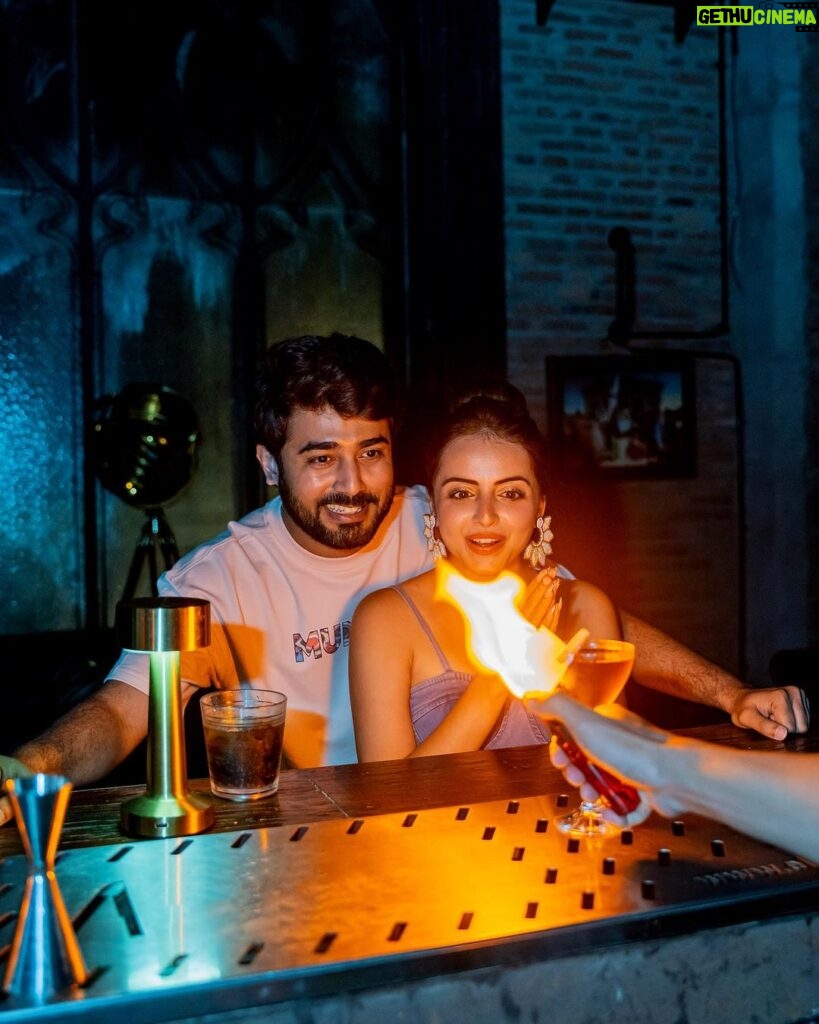 Shrenu Parikh Instagram - 🦋🧿 Living my best life at Atlas Super Club! 🎉 @atlassuperclub The Flamettes cocktail is my new obsession, and sharing it with my loved ones makes it even better. This is what nightlife dreams are made of! . #bali #honeymoon #destination #night #clubbing #beach #atlas #seminyak