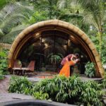 Shrenu Parikh Instagram - Let’s play Hide(out) n seek amidst the nature… ❤️🧿 . Set in sideman this beautiful property called @hideoutbali is a hidden gem! . We stayed at their new offering called Cocoon… cosy for 2 people and so beautiful… They have an inbuilt kitchen … recreational activities like a guitar, xylophone , cards a lil library… Although there was nature’s musical background happening with frogs and geckos..fireflies and chirping of the birds! . Lovely staff and what tasty food!! Our stay seemed short and would definitely visit them again! #bali #sideman #hideout #getaway #honeymoon #stories #travel #blog #vlog