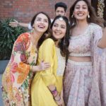 Shrenu Parikh Instagram – Can’t describe in words! 
The feelings were flowing in the form of tears of joy!!!
.
I was re-living my wedding… 
@nehalaxmi_  is living it! 
.
And @officialsurbhic was imagining how it will be in Just few days!🥺❤️
.
#haldi #shadi #bestfriends #wedding #rituals 
.
Kya aap bhi emotional ho gaye?