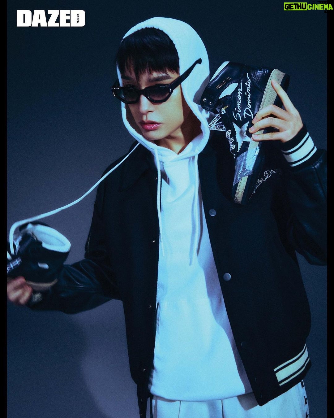 Simon Dominic Instagram - shoot me more stars⭐️ @dazedkorea with @goldengoose