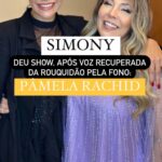 Simony Instagram - #TBT fresquinho com a MARAVILHOSA SIMONY @simonycantora que chegou no lugar do evento rouquinha, nem queria falar muito pra poupar a voz, com a extensão vocal encurtada, mas bastou meia hora pra recuperarmos e potencializarmos sua voz que, além de tudo, ganhou 4 tons em sua extensão ao fim da preparação vocal. E mesmo depois de 1 ano sem cantar e ter passado por químioterapia, deu um show de 1h45 IMPECAVELMENTE.😌 Confesso que ainda não superei esse dia. Que honra ter sido escolhida por você. Além de uma cantora e profissional incrível, ainda um ser humano indescritível. Obrigada por ter acolhido a mim e minha equipe (@juba_rib ) com tanto carinho. Nos sentimos EM CASA. Muito obrigada pela confiança. DEUS TE ABENÇOE MAIS E MAIS. Conte comigo SEMPRE! ❤️