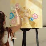 Sofia Andres Instagram - I’m finally back at it! 🖼️ ✨