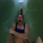 Sofya Plotnikova Instagram - rode the scariest slide at @yaswaterworldyasisland 🤯🙊🤣 comment below if you also love water parks :D Abu Dhabi, United Arab Emirates