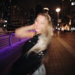 Sofya Plotnikova Instagram - after party in night Dubai💫🍾 ph by @plotnikovart United Arab Emirates