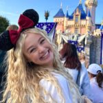 Sofya Plotnikova Instagram - my childhood dream came true - my first ever time in Disney Land🤍 comment 🔥 if you want to Disney Land in 2023 :)