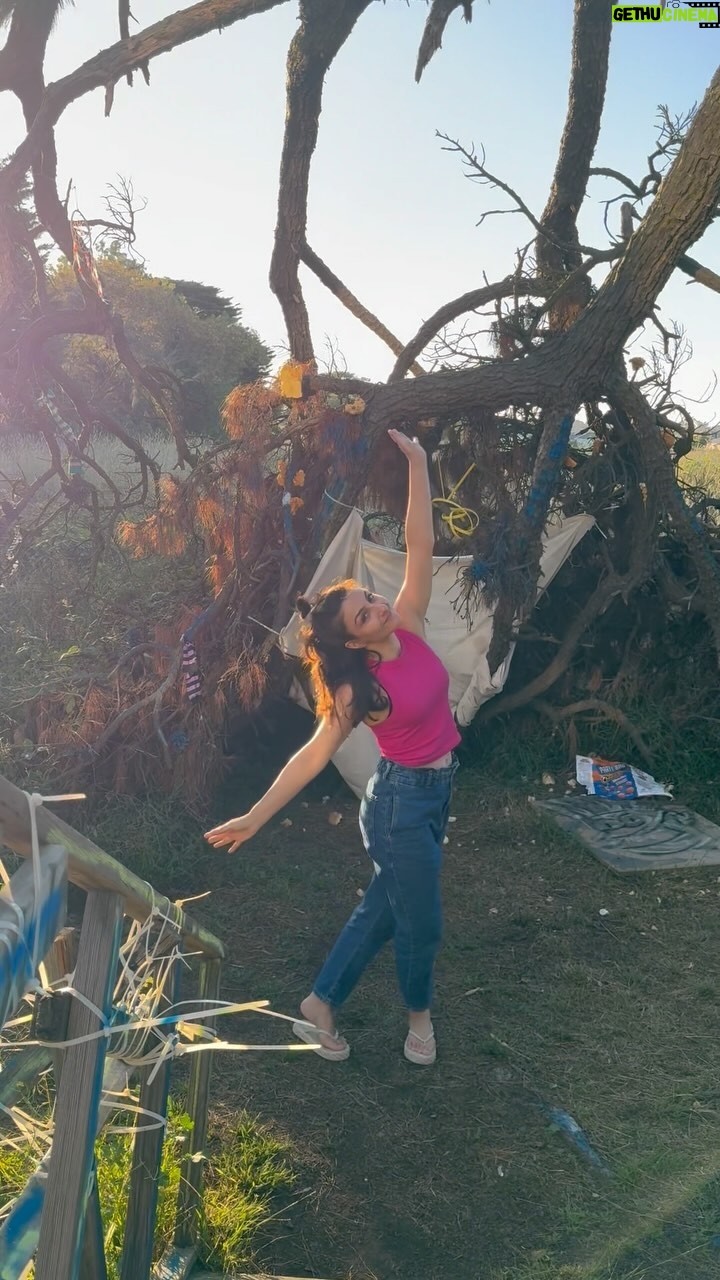 Soha Ali Khan Instagram - We discovered a special secret garden at the foot of our lane tucked away in the trees … a sun dappled playground made with twine and rope…the perfect place for make believe and imagination…
