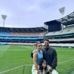 Soha Ali Khan Instagram - It seemed only fitting to remember and celebrate Abba on his birthday today by visiting one of his favourite places to play - The Melbourne Cricket Ground. He scored many test hundreds but many consider his finest innings, as good as any century, to be the 75 at the MCG in 1967-68. India was 25 for 5 when he came in to bat and he needed a runner because of a pulled hamstring - he couldn’t play his usual front-foot shots and hooked his way up to India totalling 162… his 75 that day made it to No. 14 in Wisden Asia Cricket’s list of the top 25 Indian test innings - “An innings played with one leg and one eye”. Happy birthday Abba ❤️ @mcg Melbourne Cricket Ground (MCG)