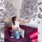 Soha Ali Khan Instagram - Thank you Anika for introducing us to a world of dreamy wallpapers 💭 🌈 Dolce Bambino has the dreamiest designs to fit the Modern Interior Aesthetic. What’s more, their materials are eco- friendly and radiate luxury making it both baby and planet approved! @dolcebambinoco #gifted