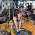 Soha Ali Khan Instagram – Showed up! #mondaymotivation #fitnessmotivation #workout
