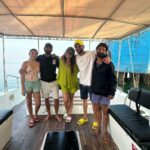 Sonakshi Sinha Instagram - The dive team ⭐️ Pic1: us just before we started the Advance Open Water course @tanvigautama @luminousdeep @iamzahero @titikshx Pic2: instructor extraordinaire @titikshx from @lacadives happy out at sea 🌊 Pic3 and 4: us being good students and paying attention for a change 😂 Pic5: gearing up Pic6: the big step in! Pic7: thats the sign for “All OK” after my equipment check Pic8: logging dives in the dive book is a must!! Pic9: mandatory underwater selfie 🤳 @paditv #scubadiving #advanceopenwatercourse #divebuddies #havelock