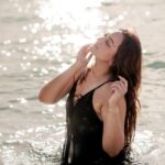 Sonakshi Sinha Instagram - Mermaid is missing the ocean 🌊 Wearing @kiranguptalabel 🐠