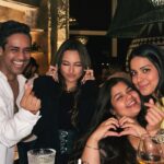 Sonakshi Sinha Instagram - Lets get you married @zmaahir and @sanjanavgoenka ❤️ what a night to kickstart the festivities ✨