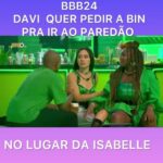 Sonia Abrão Instagram - BBB24: A CUNHÃ não topou e ainda deu um gelo no brother, apoiada por RAQUELLE, dizendo: “Deixa essa história…o que tiver que ser, vai ser! Deus já escreveu!”. Tá na hora dele se tocar que essa amizade já era e que daqui pra frente deve seguir sozinho! Além disso, cá pra nós, Mc Bin, o líder, não toparia a troca e esse tipo de coisa nem deve estar prevista no regulamento do reality! E DAVI deve ir pro PAREDÃO, hj, de qquer jeito! Só um milagre poderá salvá-lo de ser jogado na berlinda! Oremos! 🙏 #SoniaAbrao #ATardeESua #CALONE #DBIPro