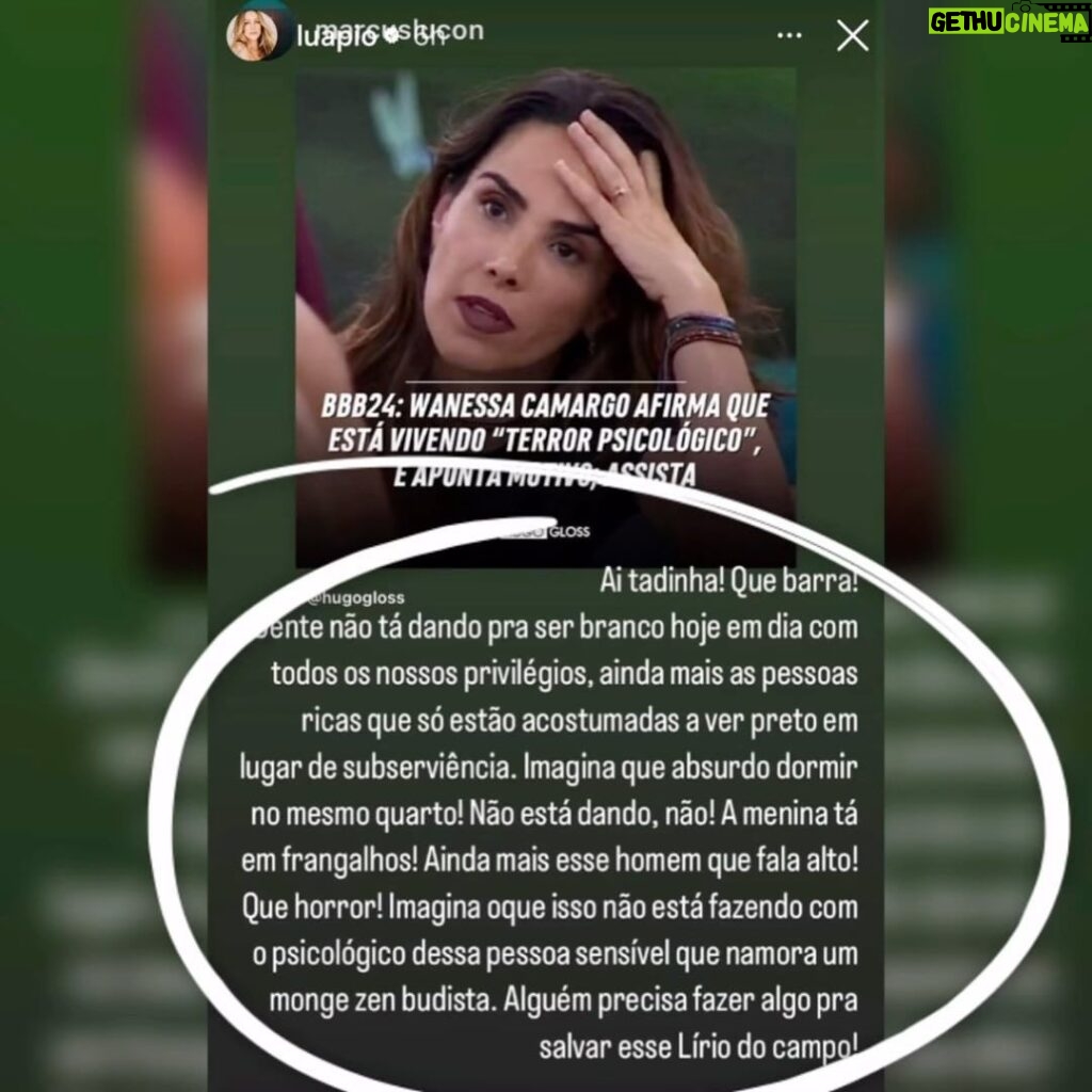 Sonia Abrão Instagram - BBB24: LUANA PIOVANI DEITOU E ROLOU NA IRONIA PRA CIMA DA WANESSA! 😱