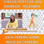 Sonia Abrão Instagram - Vida de top model? JÚLIA PEREIRA contou no nosso ENTREVISTÃO que perdeu tanto peso pra encarar as passarelas a ponto de assustar sua família! Ela só tomava sopa de legumes e comia maçãs! E tinha um truque quando se permitia “abusar” um pouquinho na dieta, que vcs nem imaginam! @vladimiralves levantou a questão da anorexia e Júlia fez mais revelações sobre o emagrecimento exagerado: “Na minha cabeça, eu estava saudável!”. A conversa rolou franca e sincera tbm com @alessandrolobianco , @aarontura e eu! Vale conferir! 🤗📺😍 #SoniaAbrao #ATardeESua #CALONE #DBIPro (Vídeo: @redetv)