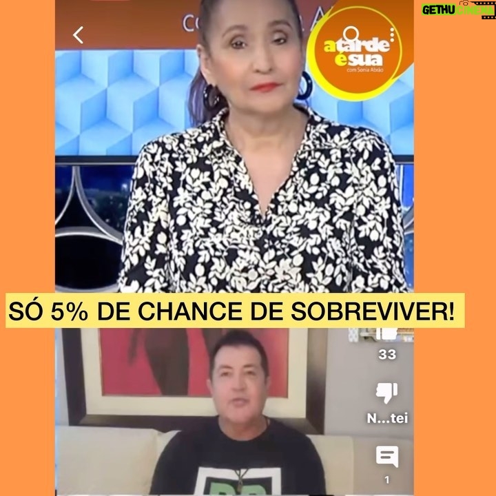 Sonia Abrão Instagram - BETO BARBOSA RELEMBROU CÂNCER E COMO SUA DOENÇA AJUDOU CELSO PORTIOLLI, durante entrevista com @vladimiralves, @alessandrolobianco, @aarontura e eu no A TARDE É SUA/especial de férias, na REDE TV! 😳 #SoniaAbrao #ATardeESua #CALONE #DBIPro