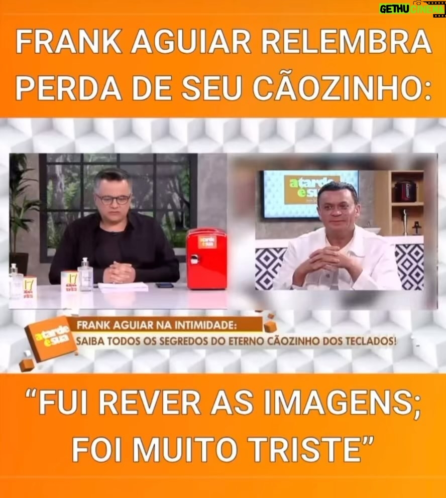 Sonia Abrão Instagram - A TARDE É SUA/ESPECIAL: O cantor revelou acreditar que o espírito de seu cãozinho tenha voltado no corpo de outro pet, durante entrevista com @vladimiralves, @alessandrolobianco, @aarontura e @soniaabrao. 🐶💔 (Vídeo: @redetv)