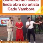 Sonia Abrão Instagram - A TARDE É SUA: Maior surpresa do nosso especial de Natal! Que trabalho lindo do artista plástico CADU VAMBORA (@vambora_cadu ). Que presentão, @janrios.oficial!!! Não mereço tanto! 🙏❤️❤️😍 (Vídeo: @janrios.oficial)