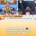 Sonia Abrão Instagram – BBB24 Vai um picolé aí? “Homenagem” aos brothers que quebraram a cara com a vitória do DAVI!!! 😂😂😂🍇🍇🍇🍇Né, @vladimiralves, @alessandrolobianco, @aarintura e @gabperline? (vídeo: Rede TV!)