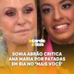 Sonia Abrão Instagram – A apresentadora foi grossa com a ex -BBB BIA do começo ao fim da entrevista! Desnecessário! Que feio!!! 😡 (Vídeo: @redetv) RODA DA FOFOCA com @vladimiralves, @alessandrolobianco e @marciapiovesan_ 📺📺📺