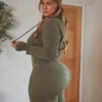 Sophie Hall Instagram - Hello My Love 💚 @fashionnovacurve Thinking It Over 2 Piece Jumpsuit Set - Olive- 1X