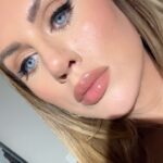 Sophie Hall Instagram - I’ve been playing more with my makeup lately. What do we think of this look?