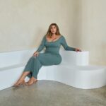 Sophie Hall Instagram - 🦋 @fashionnovacurve Ava Shapewear Maxi Dress- Sage 1X