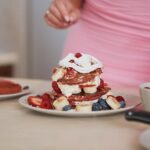 Sophie Hall Instagram - Make sure you check out “INDULGE WITH SOPHIE” on OFTV. My VDAY pancakes video drops tomorrow 💗