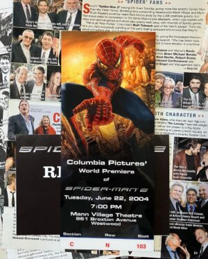 Stan Lee Instagram - #tbt to the Spider-Man 2 premiere 20 years ago! 🕷️

Swipe to see Stan’s ticket for the event, which we uncovered this week in the Stan Lee Papers at the @ahcwyo. 
#StanLee #SpiderMan