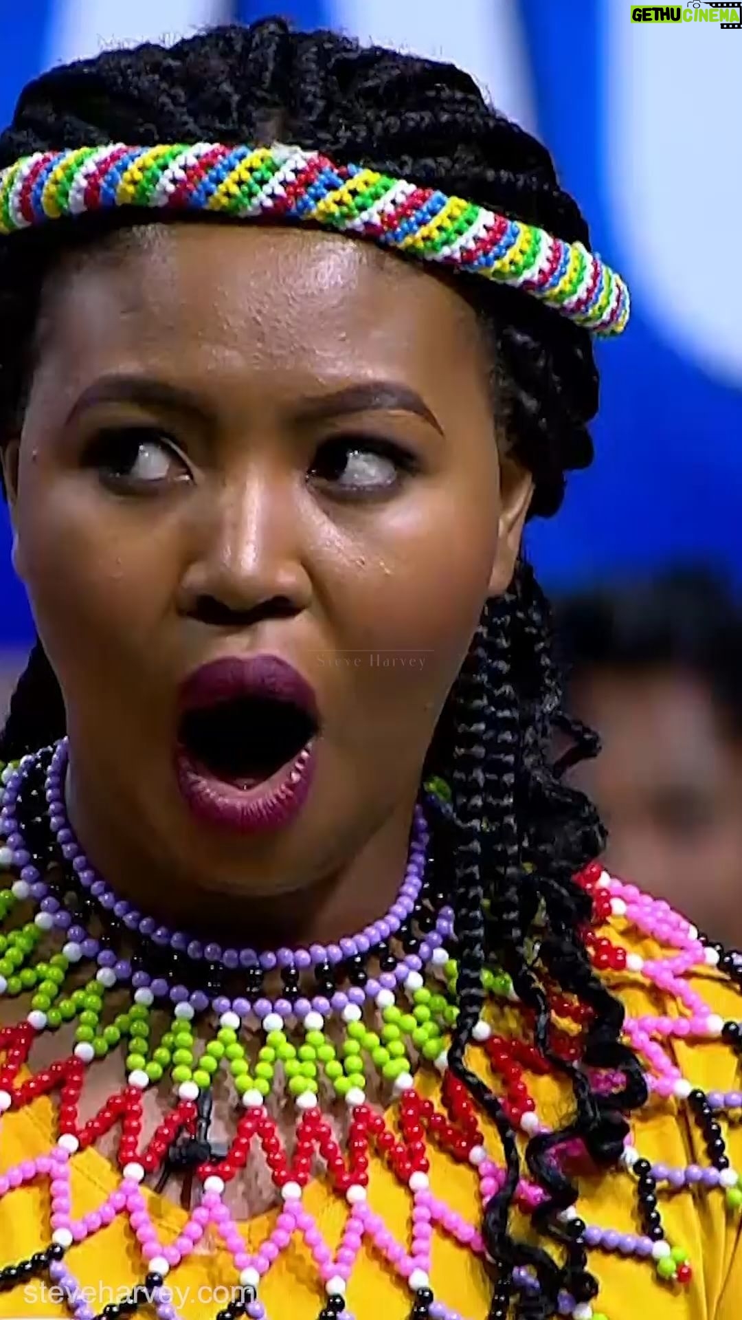 Steve Harvey Instagram - Will she win R75,000 💰👀💰@familyfeudafrica