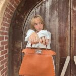 Suki Waterhouse Instagram - the super cutie peekaboo @fendi #fendipeekaboo