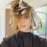 Taissa Farmiga Instagram - Cooking up something special this Friday morning... @brianfisherhair ❤️