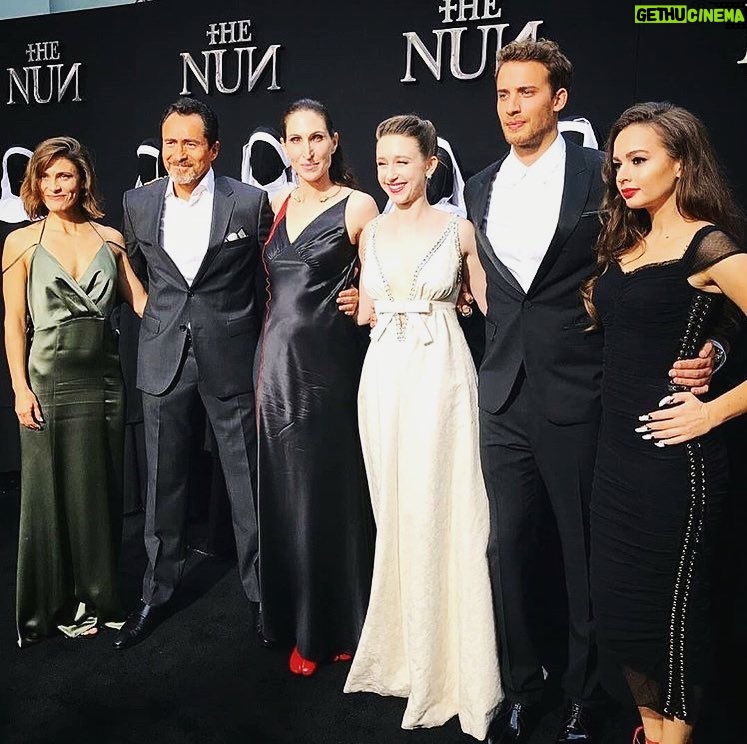 Taissa Farmiga Instagram - Celebration. Elegance. Joy. #TheNun premiere was dark and gorgeous . Thank you @eleanormakeup @brianfisherhair @micaela @miumiu @tiffanyandco for the glam and confidence! @wbpictures @newlinecinema @thenunmovie @corinhardy @creepypuppet @clearmichael #garydauberman @jonasbloquet @demianbichiroficial TCL Chinese Theatres