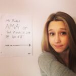 Taissa Farmiga Instagram - Guyyys. Tomorrow I'm doing a @reddit_AMA at 1pm EST so come #askmeanything! #americanhorrorstory #jamesyboy