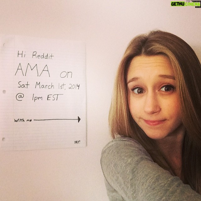 Taissa Farmiga Instagram - Guyyys. Tomorrow I'm doing a @reddit_AMA at 1pm EST so come #askmeanything! #americanhorrorstory #jamesyboy
