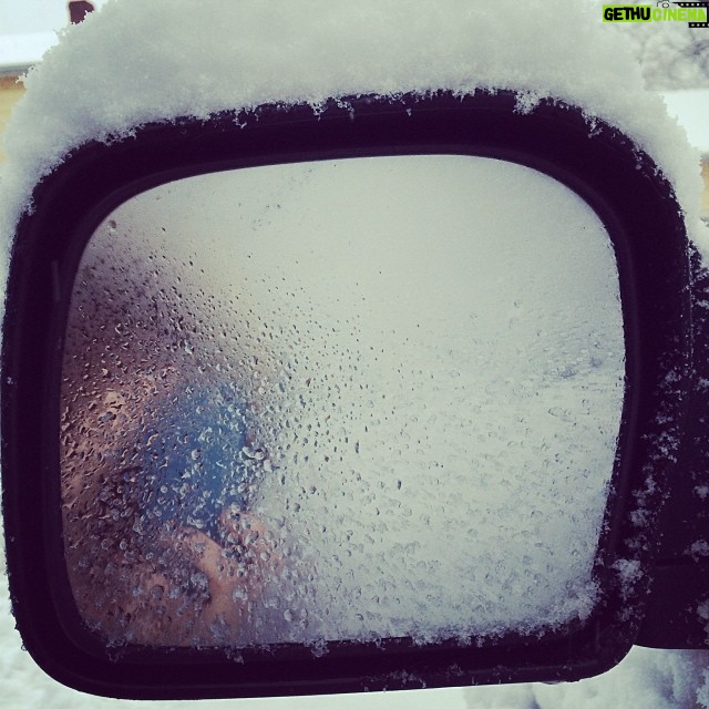 Taissa Farmiga Instagram - So I was going to go into nyc, but then #snow.