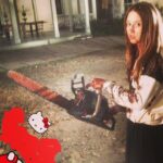 Taissa Farmiga Instagram - Oops. Photo cred to the coolest props guy @nikozahlten #5am #zombieslaying