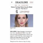 Taissa Farmiga Instagram - Sister acts II #TheNun2