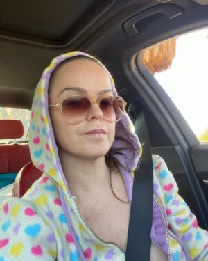 Taryn Manning Instagram - 💕💙💖💞💘💛💚💓😻 wearing my clothing line Born Uniqorn