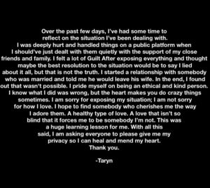 Taryn Manning Instagram - Video update…