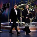 Taylor Tomlinson Instagram - Baby’s first Emmys! Styled by @taraswennen Makeup by @amberdmakeup Hair by @kikihaircutter Nails @chuenails Jumpsuit - @reemacra Shoes - @jimmychoo Ring- @swarovski Earrings- @jaredthegalleriaofjewelry @gettyimages @gettyentertainment