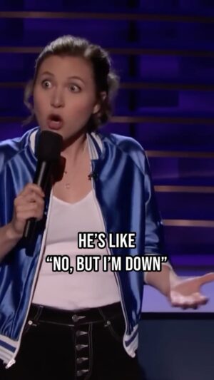 Taylor Tomlinson Instagram - Joke from my last Conan set featuring one of my favorite jackets of all time. Cities left on the tour 👇 
Vancouver 
Calgary
Edmonton
Philadelphia
NYC
Las Vegas
Denver
Portland
Salt Lake City
Cincinnati
Detroit
Spokane
Seattle
Ft Lauderdale
Tampa
St Petersburg
Nashville
DC
Get tix at ttomcomedy.com/shows 

#reels #standup #standupcomedy