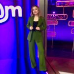 Taylor Tomlinson Instagram - Another round of great suits selected by @taraswennen 🖤💙💚♥️💗 @aftermidnight Makeup - @debraferullomakeup Hair - @hairbyhavana5 Jewelry - @_jennybird @demarson @jewelsbysunaina @ettika @theofficialpandora @fossil @margojewelry_ @8otherreasons @baublebar @mazinjewels @jenmeyerjewelry