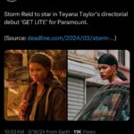 Teyana Taylor Instagram – Wow, WON’T HE DO IT??!!! In Jesus name! 👏🏾🙏🏾Stepping into the light of this new journey, I’m beyond thrilled to join forces with the incredible @stormreid and the visionary genius that is @kenyabarris , along with my partner @coco_gilbert 🙌🏾🙌🏾🙌🏾🙌🏾🙌🏾🙌🏾🙌🏾🙌🏾🙌🏾

All accolades aside NEW YORK THIS IS FOR YOU! ‘Get Lite’ will be more than just another dance film—this is a full circle moment…for our life! This was and still is our lifeline for the new generations ahead. It’s a movement that has kept us alive! And is now continuing to do so for all the dreamers around the world!!

Thank You for giving us the platform to share our truth, to tell our story of strength, resilience, and hope. Grateful beyond words for this opportunity to shine a light on all the talent in our community. 

A collaboration of creative minds working in conjunction with the legendary @paramounttelevisionstudios !!!! Here’s to The Aunties Productions making magic with A Seed & Wings Productions and Khalabo Ink Society. Let’s shine together! NEW YORK STAND UP!✨🎬 #GetLite #DreamTeam #CreateAndInspire.”

NEW YORK GET READY TO GET LITE! Auditions coming soon! The only way to seek opportunity is to 
“STAND CLEAR OF THE CLOSING DOORS PLEASE.” 😉 

🌹🌹🌹🌹🌹🌹🌹🌹 from the concrete!