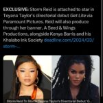 Teyana Taylor Instagram – Wow, WON’T HE DO IT??!!! In Jesus name! 👏🏾🙏🏾Stepping into the light of this new journey, I’m beyond thrilled to join forces with the incredible @stormreid and the visionary genius that is @kenyabarris , along with my partner @coco_gilbert 🙌🏾🙌🏾🙌🏾🙌🏾🙌🏾🙌🏾🙌🏾🙌🏾🙌🏾
All accolades aside NEW YORK THIS IS FOR YOU! ‘Get Lite’ will be more than just another dance film—this is a full circle moment…for our life! This was and still is our lifeline for the new generations ahead. It’s a movement that has kept us alive! And is now continuing to do so for all the dreamers around the world!!
Thank You for giving us the platform to share our truth, to tell our story of strength, resilience, and hope. Grateful beyond words for this opportunity to shine a light on all the talent in our community.
A collaboration of creative minds working in conjunction with the legendary @paramounttelevisionstudios !!!! Here’s to The Aunties Productions making magic with A Seed & Wings Productions and Khalabo Ink Society. Let’s shine together! NEW YORK STAND UP!✨🎬 #GetLite #DreamTeam #CreateAndInspire.”
NEW YORK GET READY TO GET LITE! Auditions coming soon! The only way to seek opportunity is to
“STAND CLEAR OF THE CLOSING DOORS PLEASE.” 😉
🌹🌹🌹🌹🌹🌹🌹🌹 from the concrete!