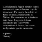 Tommaso Zorzi Instagram - Avevo appena finito di dire che stava andando tutto da Dio.