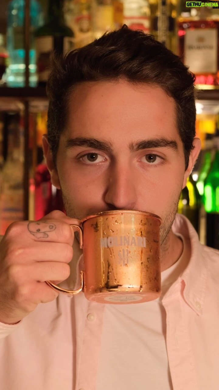 Tommaso Zorzi Instagram - Molinari Mule ASMR con la nuova bottiglia limited edition by Luca Barcellona. @molinarisambuca_it #molinariextra #aShotOfItaly #adv