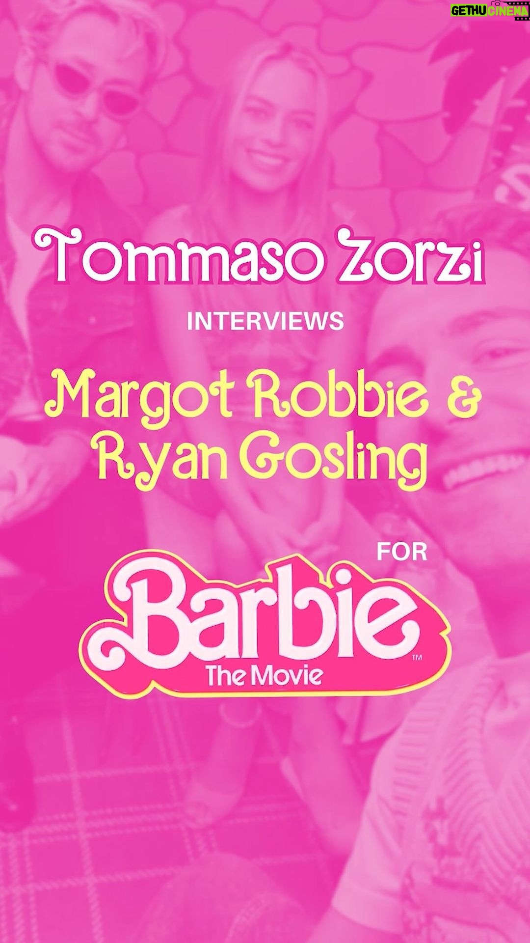 Tommaso Zorzi Instagram - #BarbieMovie: intervista ai protagonisti #MargotRobbie e #RyanGosling 💖