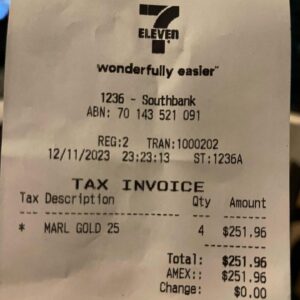 Tommy Lee Instagram - $251.96 for 4 packs of smokes here in Melbourne!!! 🖕🏼👿🖕 7/11 wonderfully cheesier!